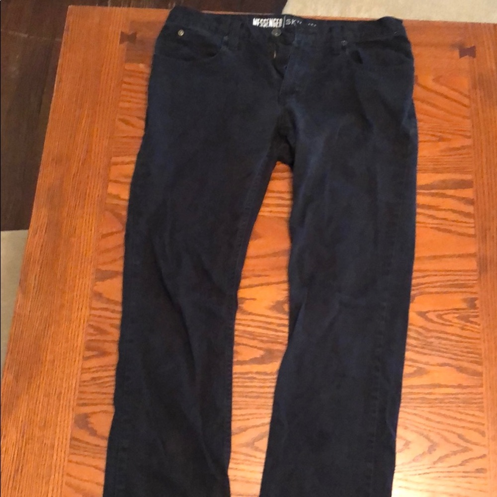 Freeworld Black Messenger Skinny Pants size 33